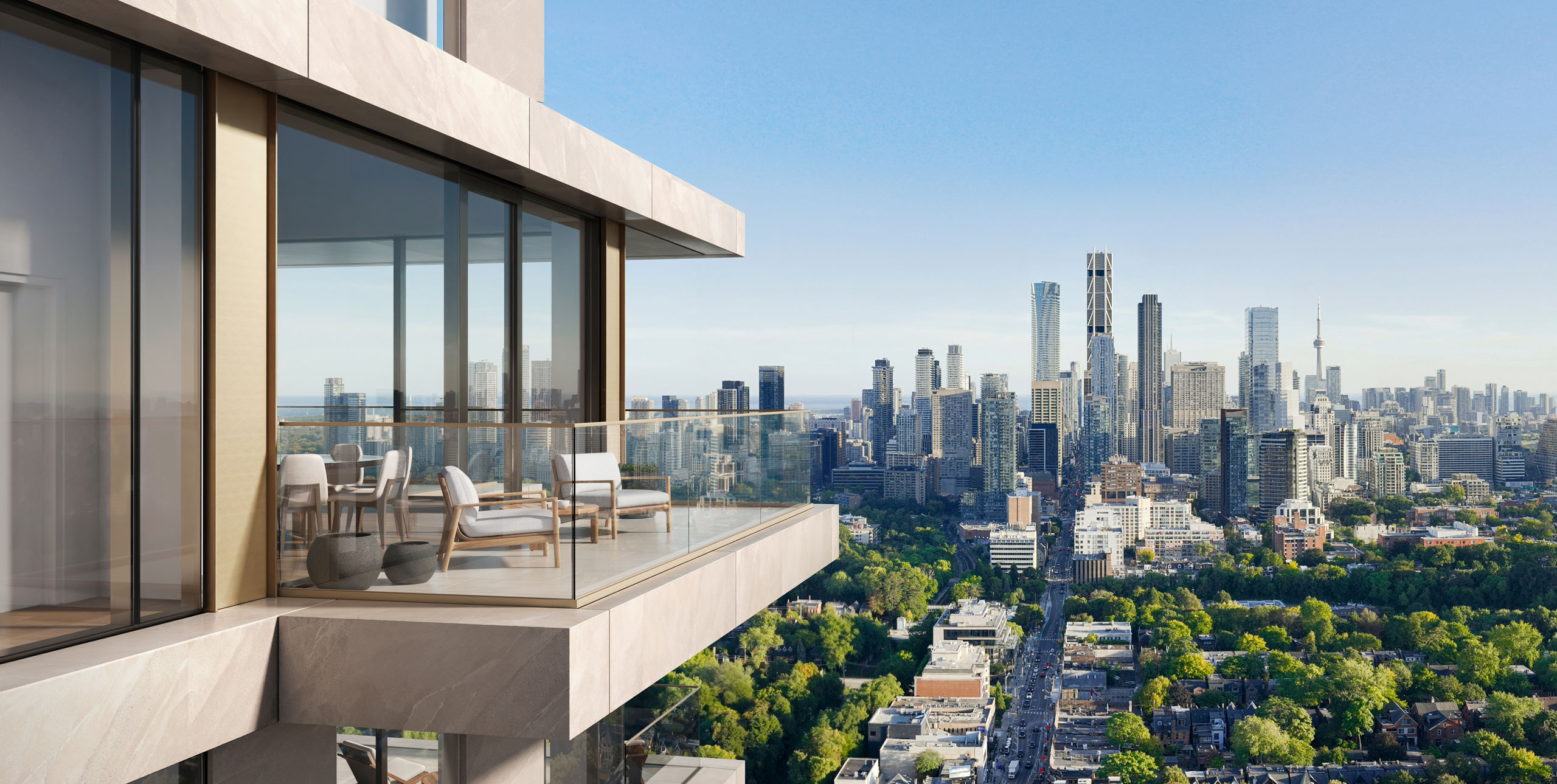 Residence opening onto a furnishable private terrace